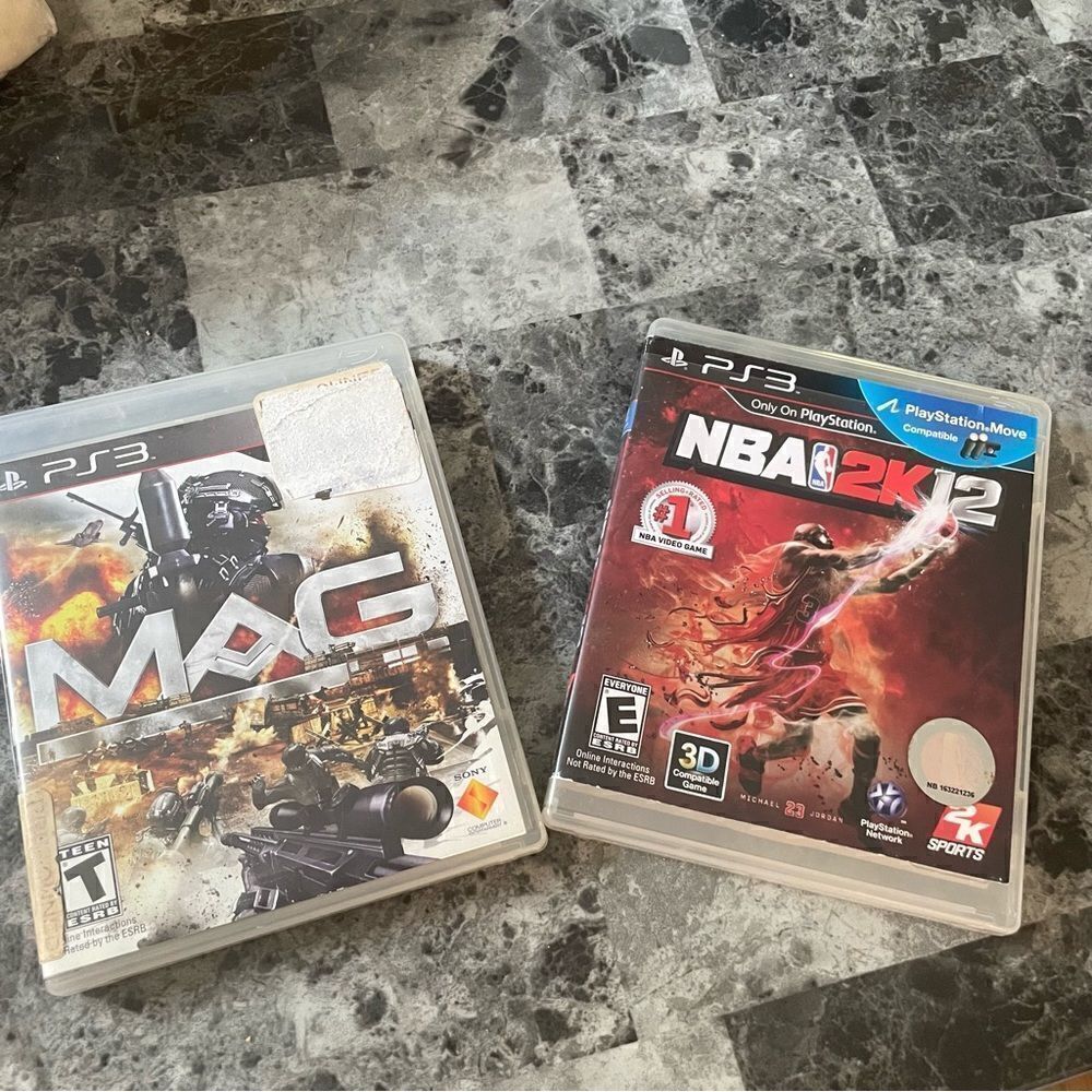 ps3 games: NBA 2k12 |+ MAG (PlayStation PS3